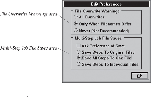 Edit Preferences